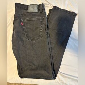 Levi's 502 Men's Dark Gray Straight Jeans